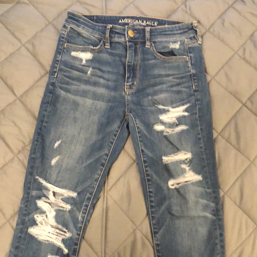 American Eagle Ripped Skinny Jeans